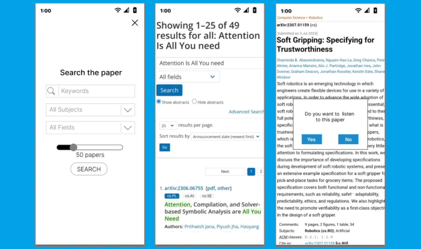 A research paper reflowed for mobile readability